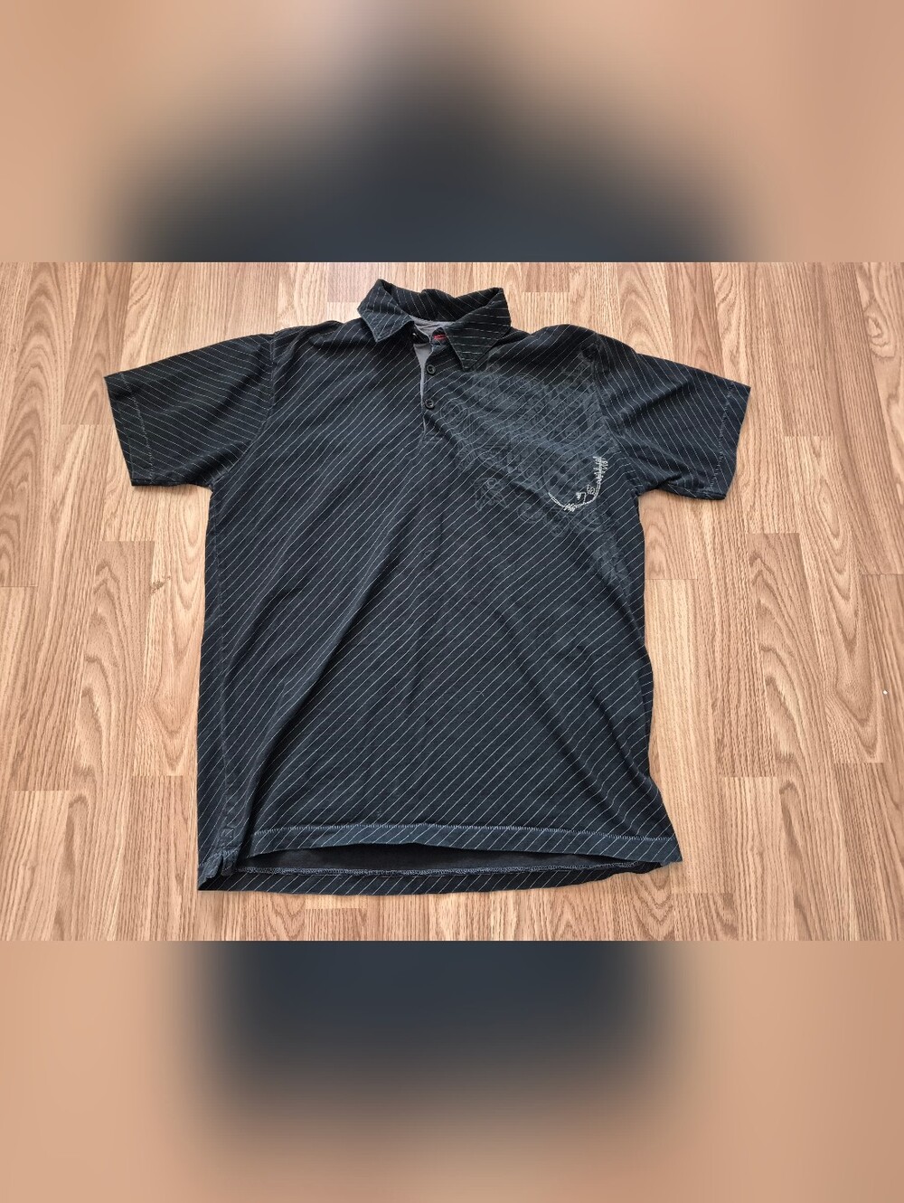 Burnside Y2K Style Men's Black Short-Sleeve Shirt